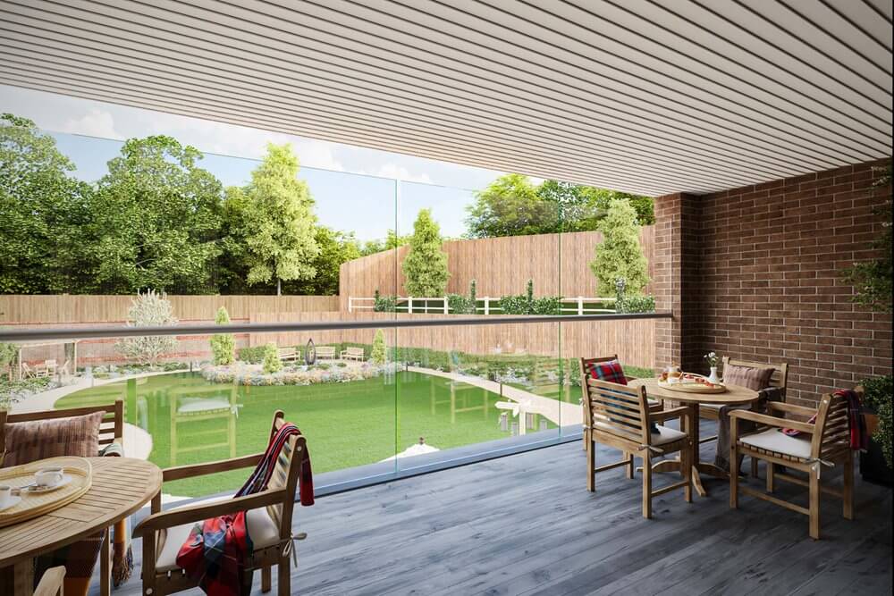 Bailey Lodge - 360 garden view