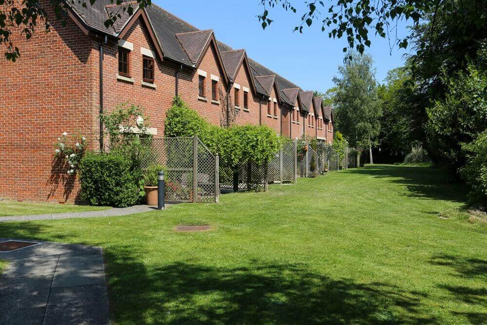 Independent living cottages at Sway Place