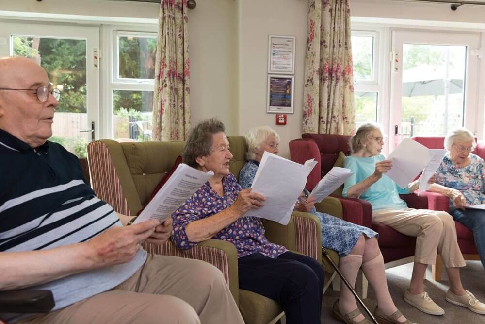 Domestic - Sherwood Grange residents singing