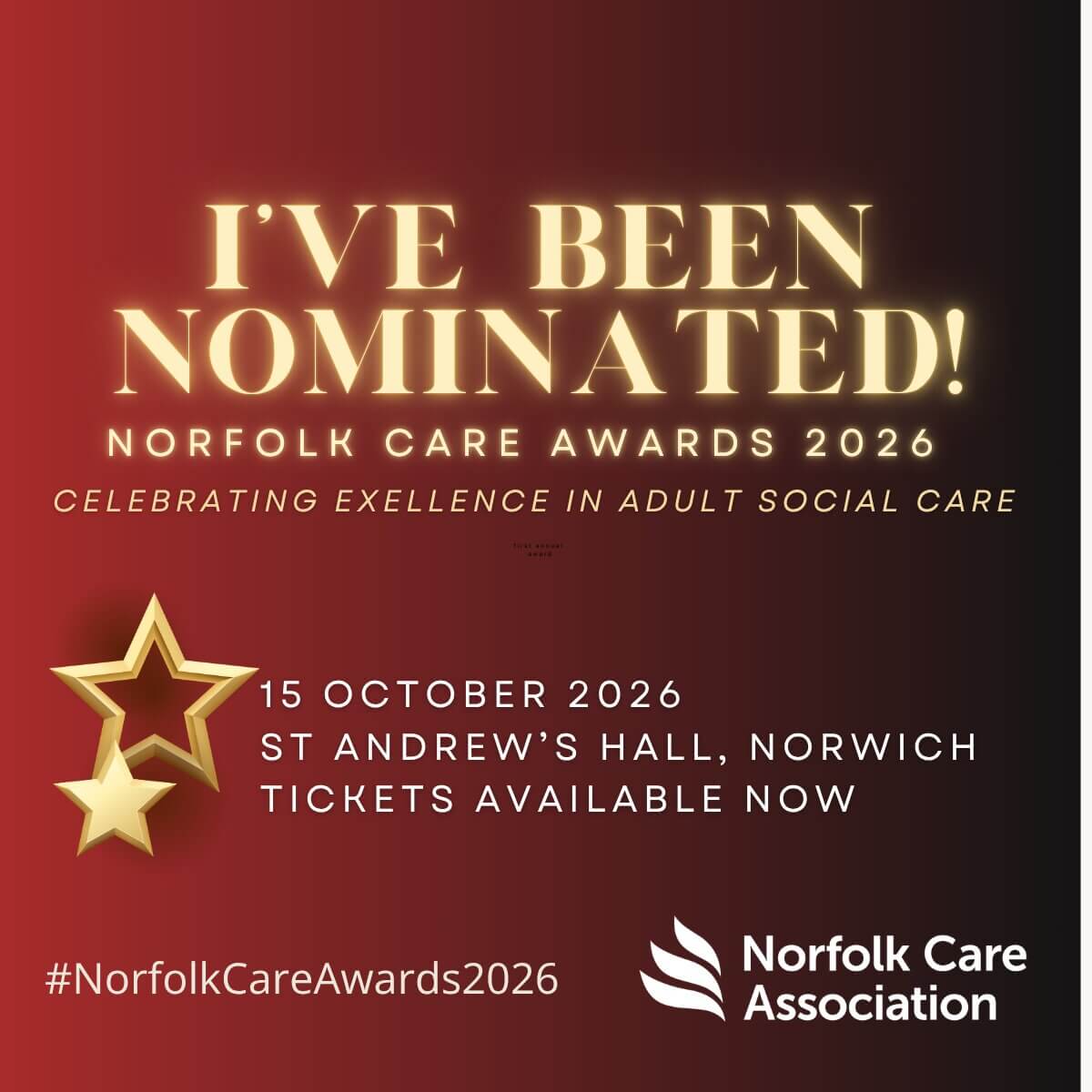Norfolk Care Awards 2026 finalist - Outstanding Leadership category