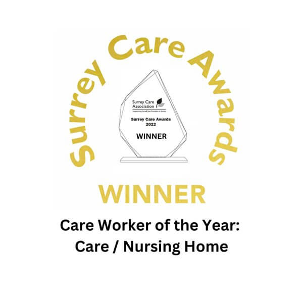 Surrey Care Awards Winner 2022 - Care Worker of the Year