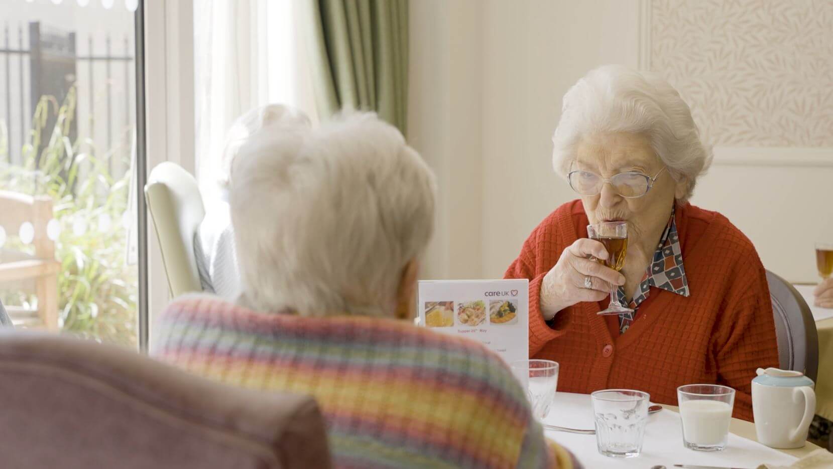 Dining with dignity at Ferndown Manor