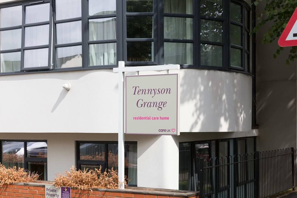 Tennyson Grange - Tennyson external sign