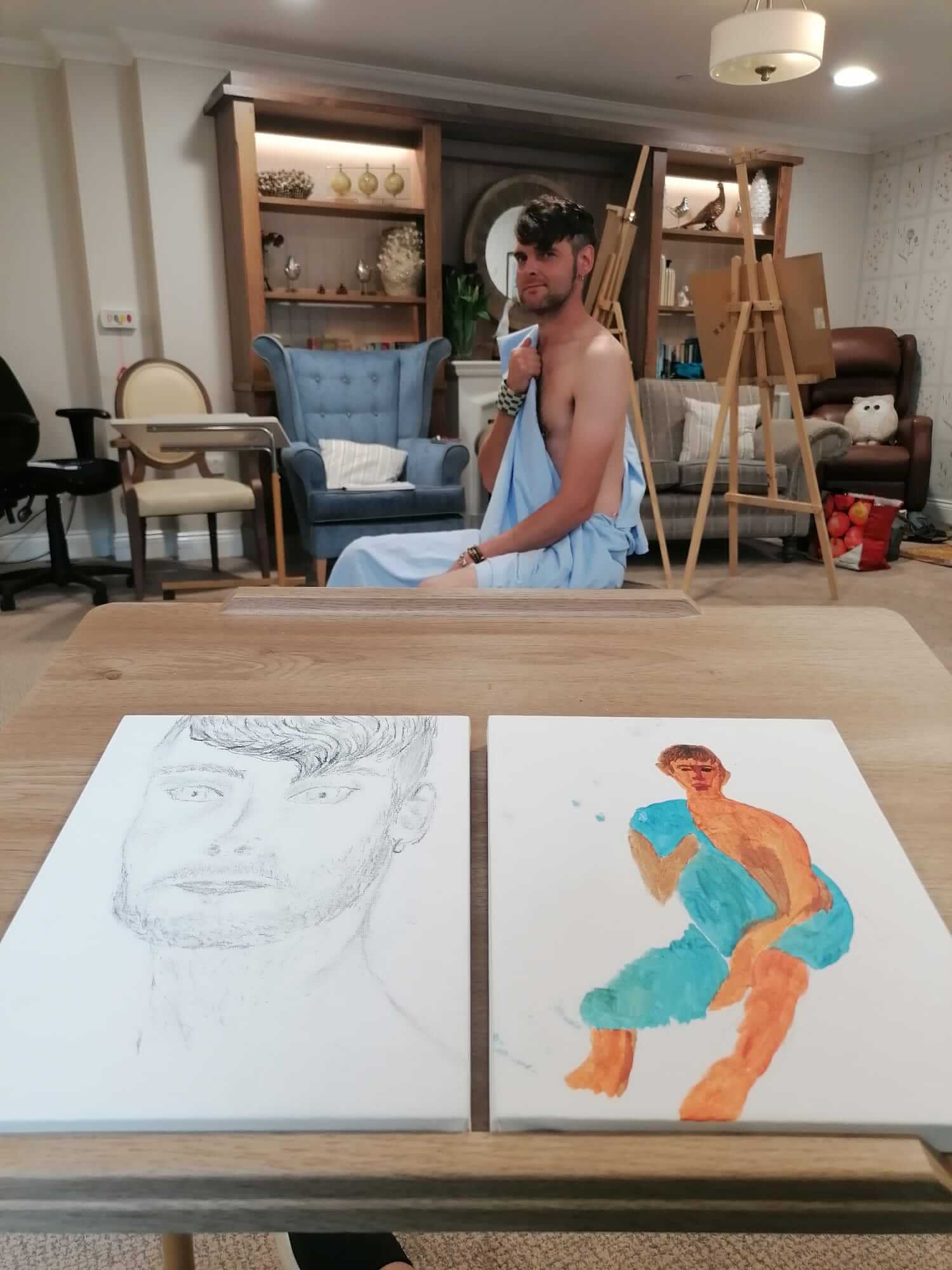Lonsdale Mews - Lonsdale Mews life drawing session 
