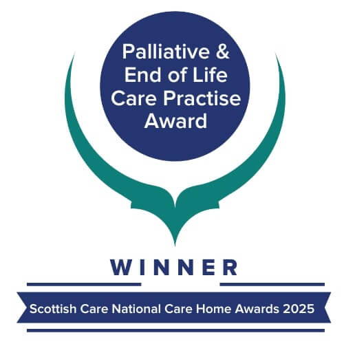 Scottish Care, Care Home Awards 2025 winner - Palliative & End of Life Care Practice