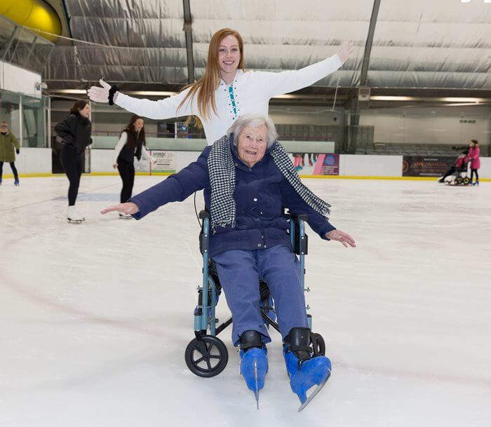Get your skates on - Doreen returns to the ice