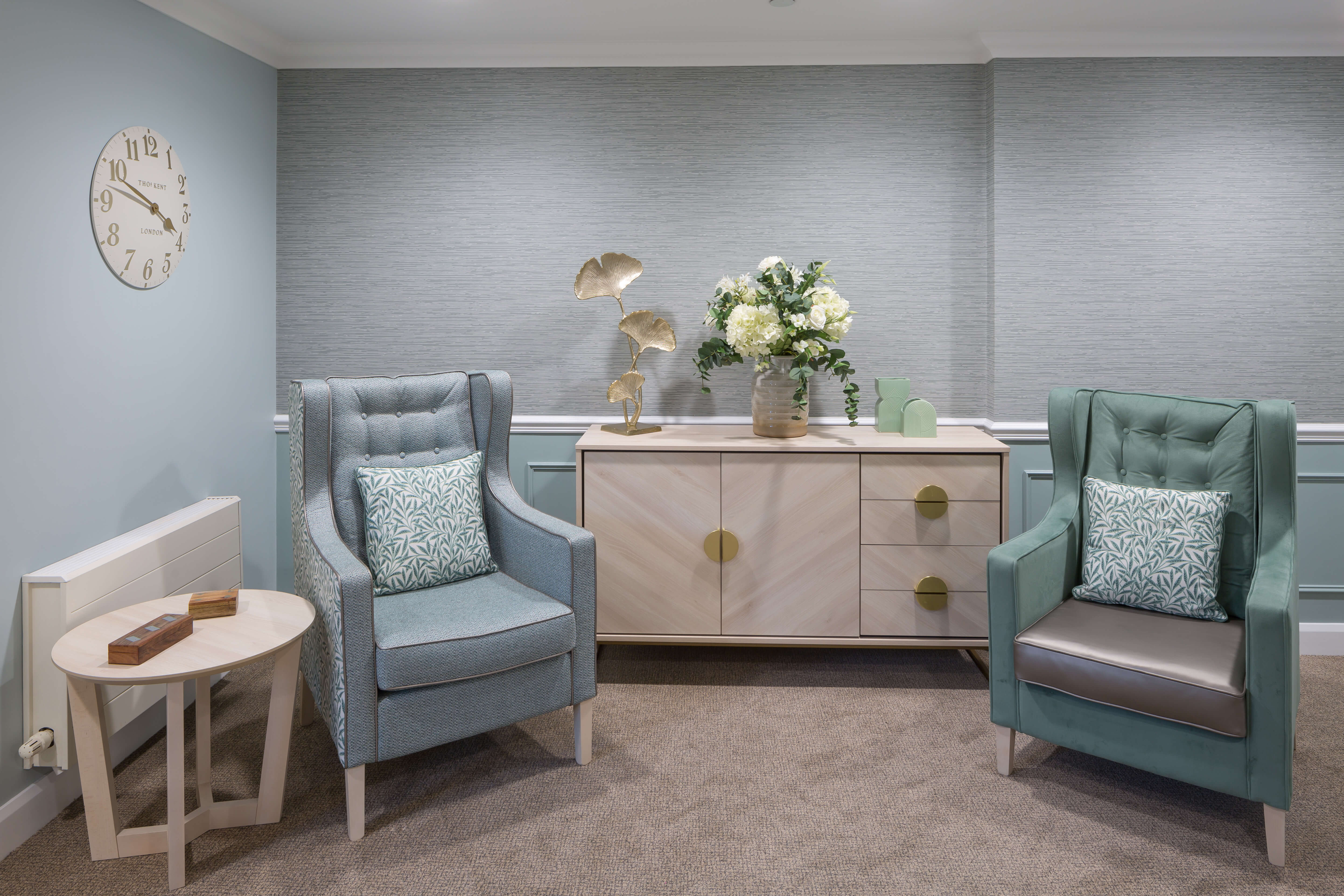 Colne View's beautifully refurbished living room