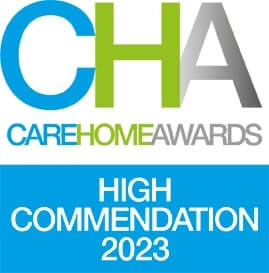 Care Home Awards 2023 Highly Commended - Best for Wellbeing 