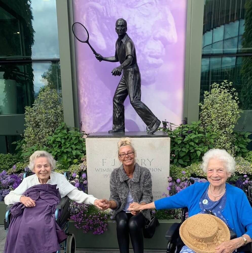 Appleby House surprised two of its biggest tennis fans, Bridget and Pat, with the full VIP treatment at Wimbledon.