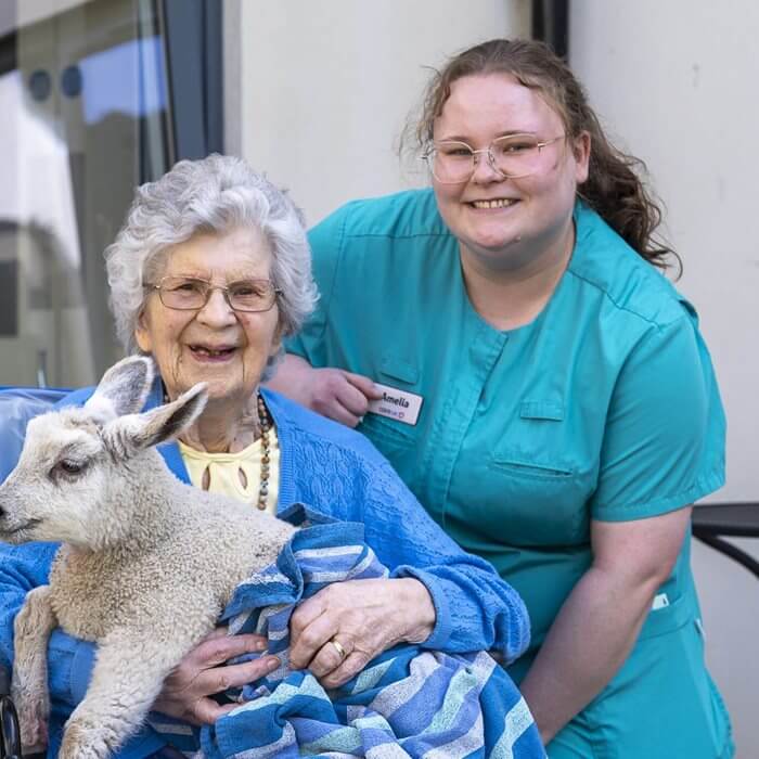 Scarlet House - Scarlet House lamb visit