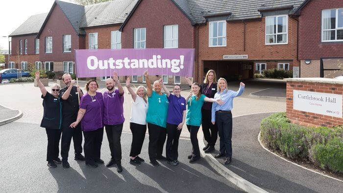 Team Leader care - Cuttlebrook Hall Outstanding CQC rating