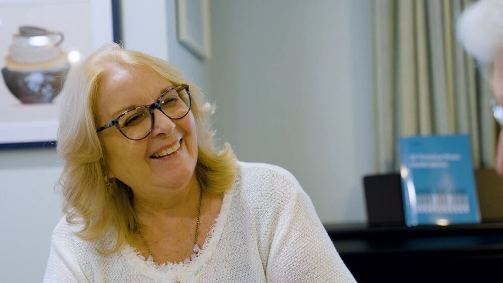 Relative's voices - The first thing you get is a smile