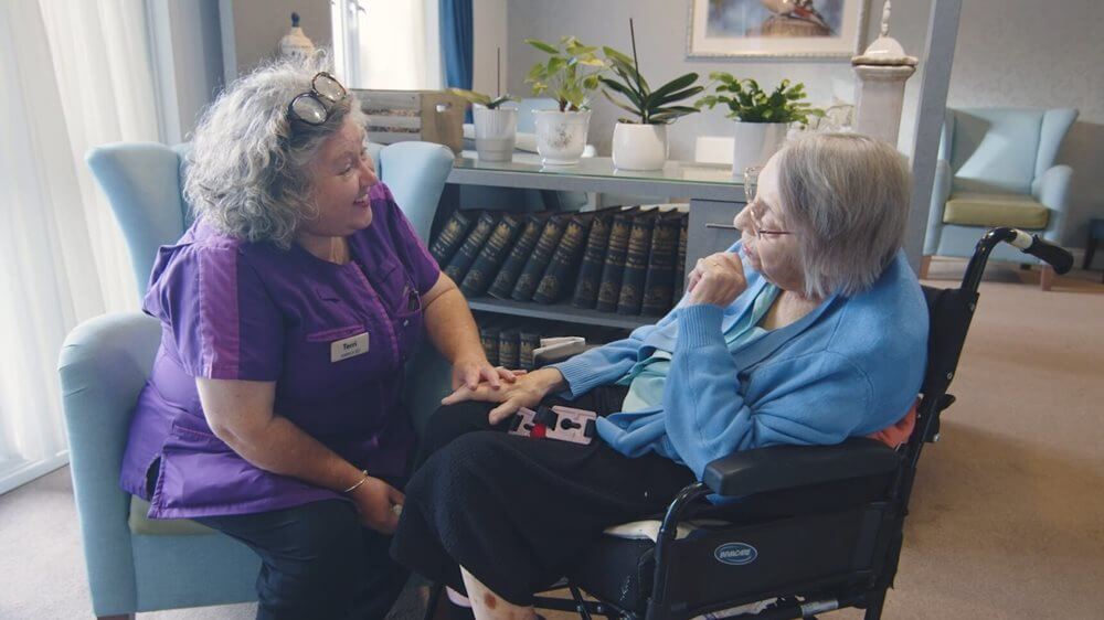 Mum feels safe here at Sandfields