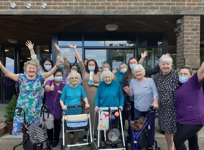 Care Assistant Bank - Heather View celebrates CHA win