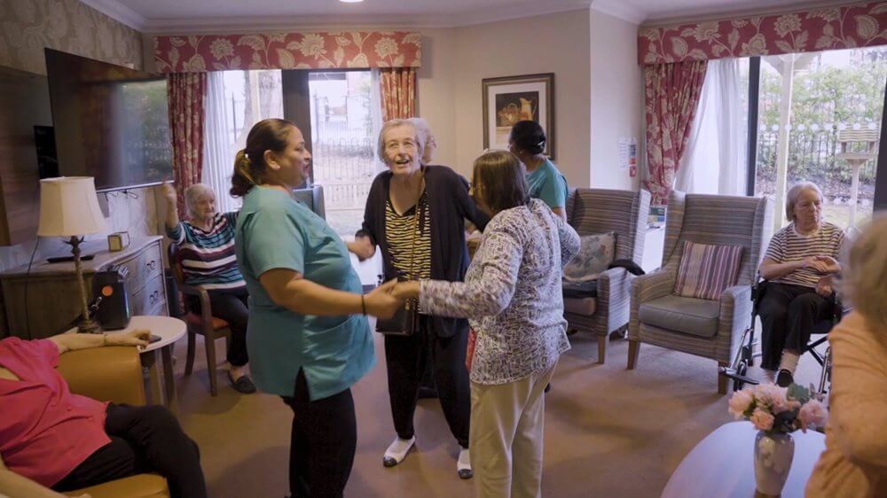 Relative's voices - I knew she'd have a better quality of life here