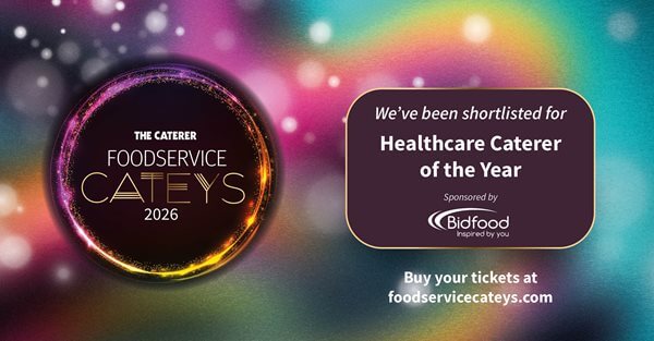 Foodservice Cateys Awards 2026 finalist - Healthcare Caterer of the Year category
