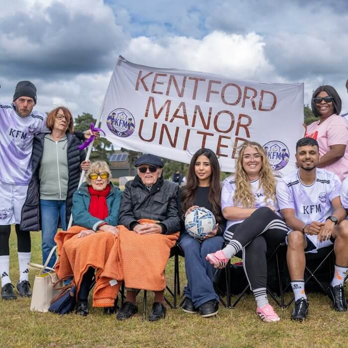 Kentford Manor team and residents