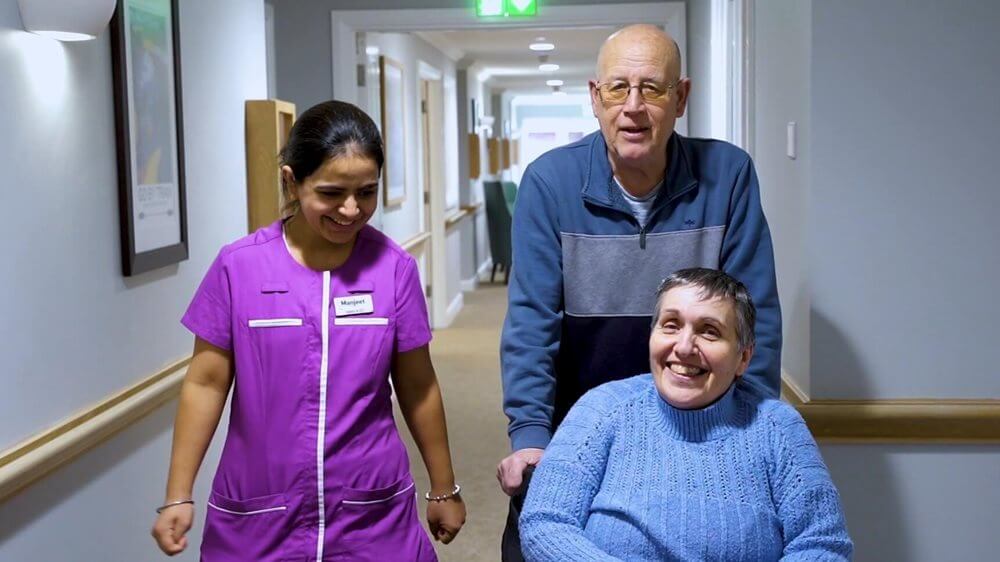 My wife is in excellent hands at Glastonbury Court