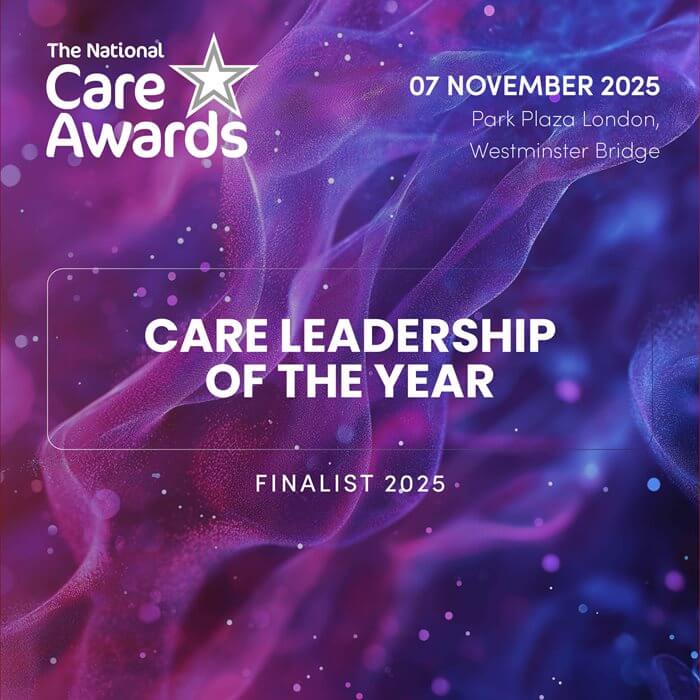 National Care Awards 2025 finalist - Care Leadership 