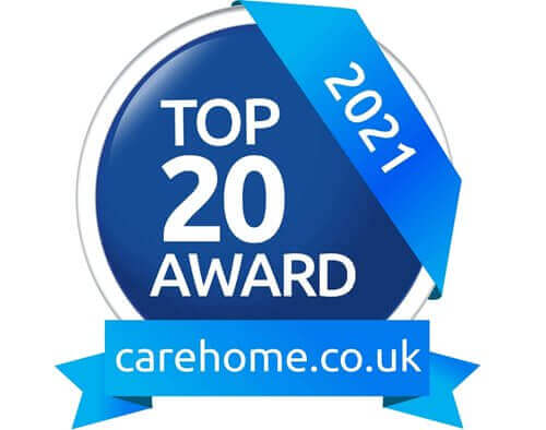 Carehome.co.uk Top 20 Care Home award